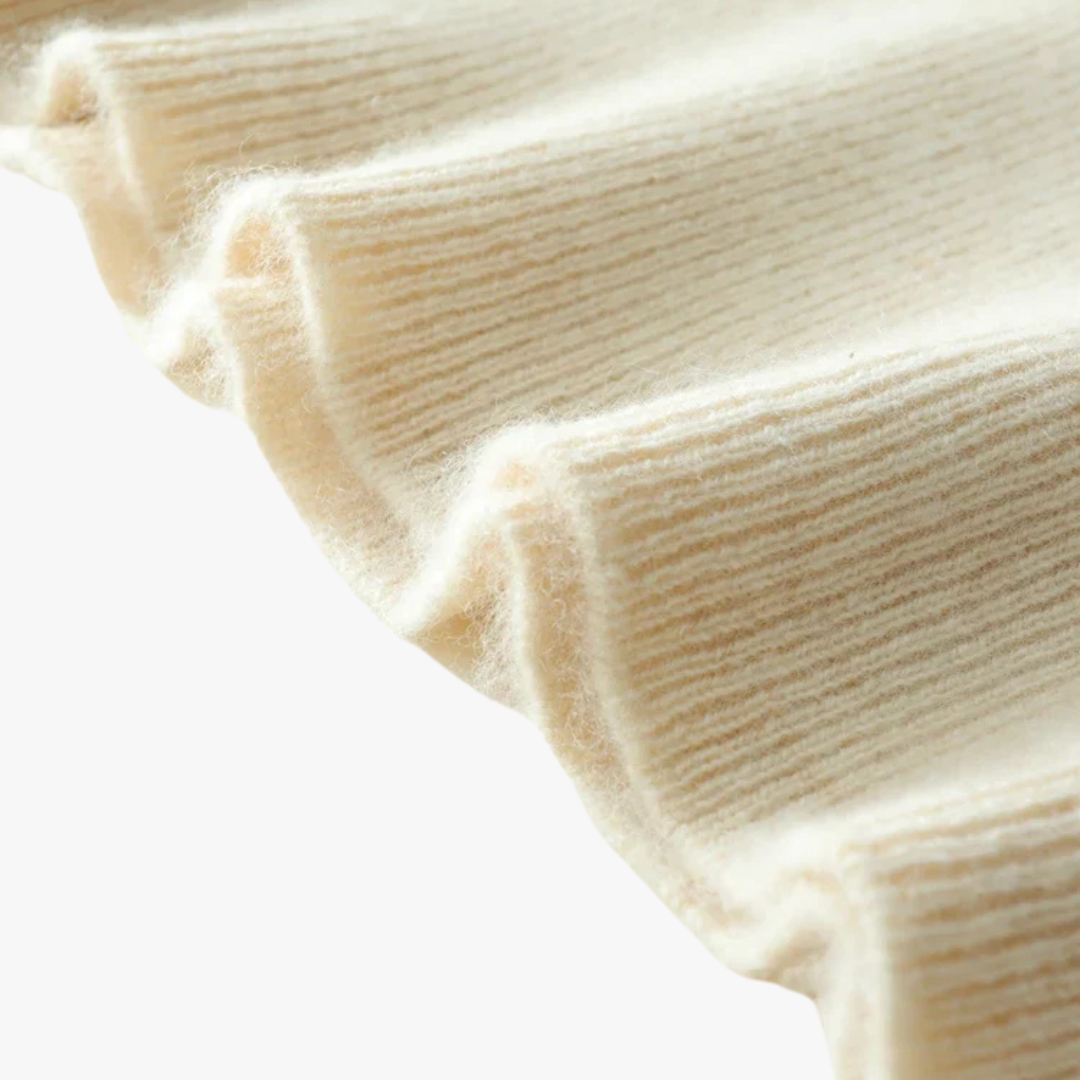 CASHMERE WRAP SWEATER