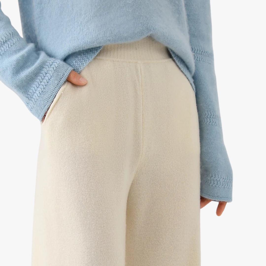 RELAXED MERINO WOOL RIB KNIT JOGGER