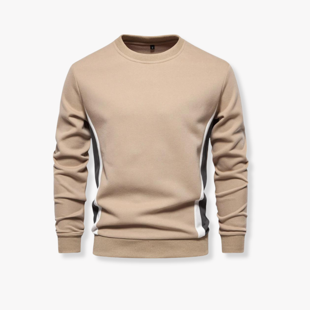 BELGRAVE SIDE STRIPE SWEATER