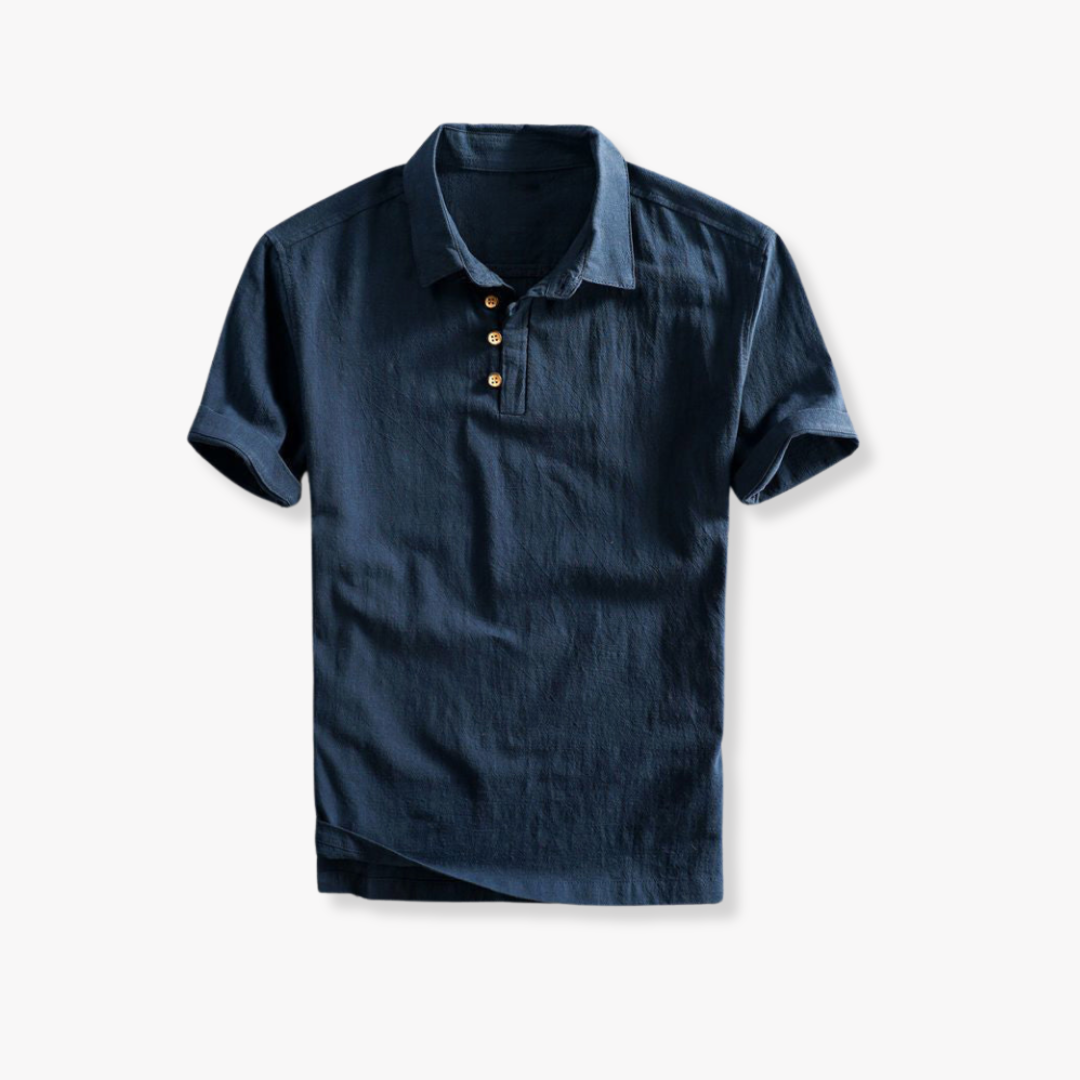 ROME SUMMER LINEN POLO