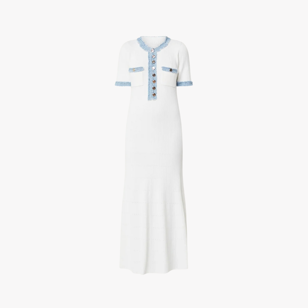IVORY DOLL BODYCON MAXI DRESS