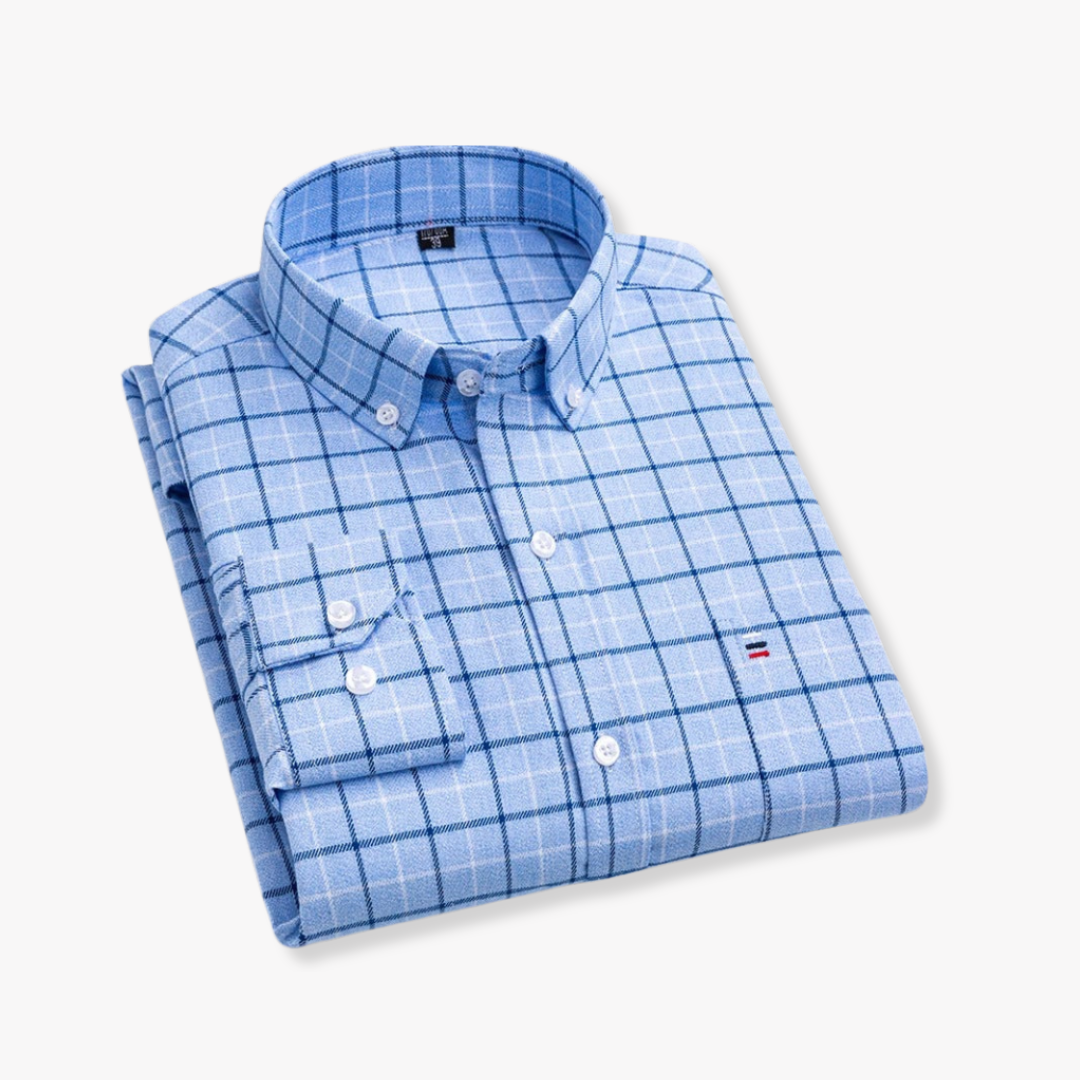 CHRISTIAN COTTON CHECK SHIRT