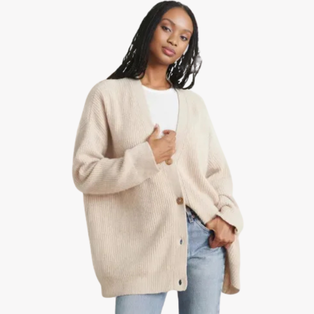 ANNIE CLASSIC OVERSIZED CARDIGAN