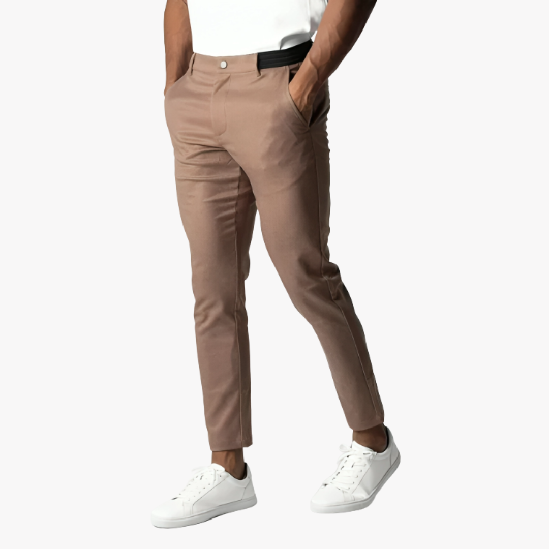 TUSCA STRETCH CHINO TROUSERS