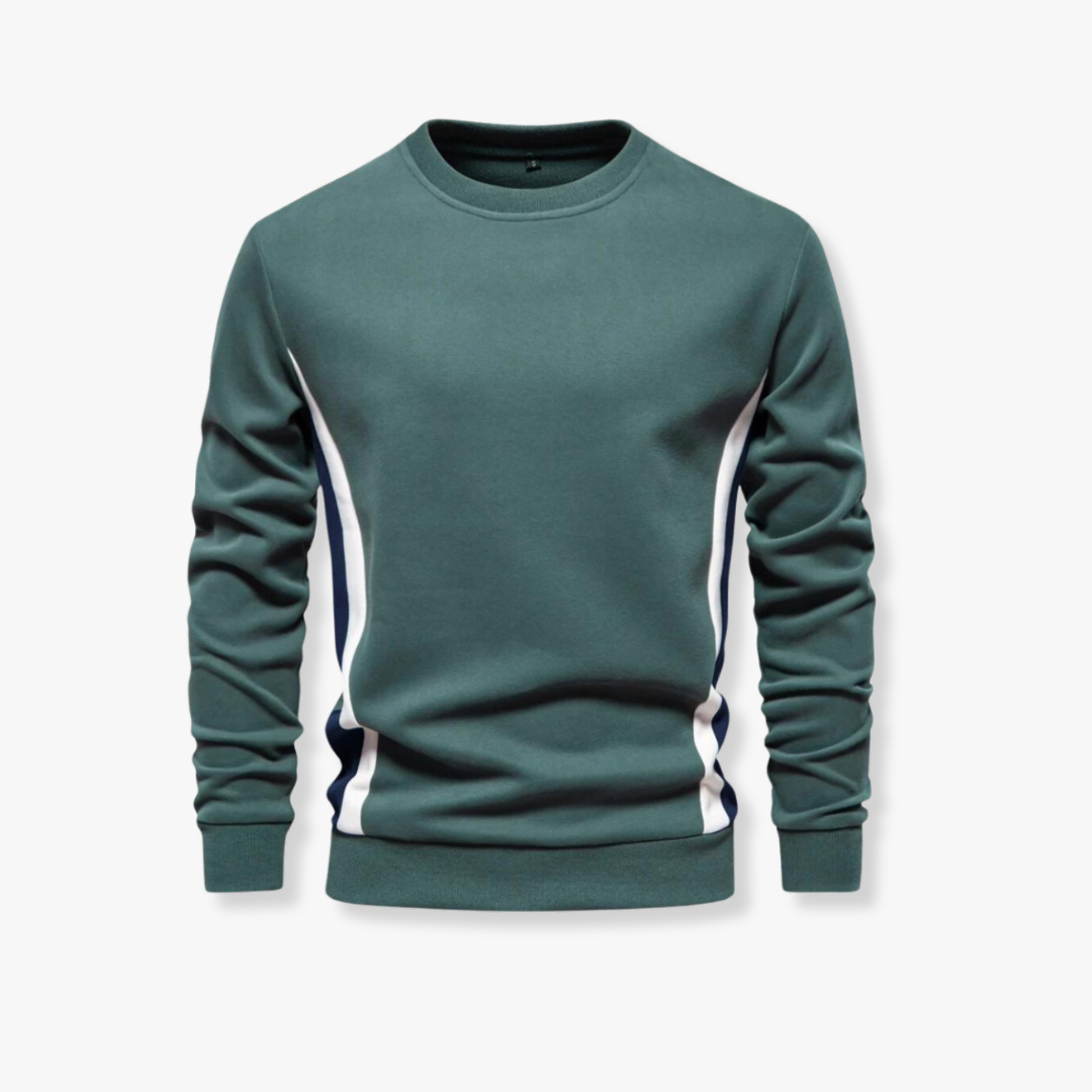 BELGRAVE SIDE STRIPE SWEATER