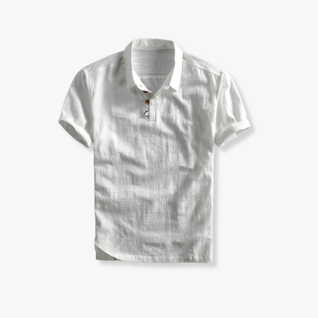 ROME SUMMER LINEN POLO