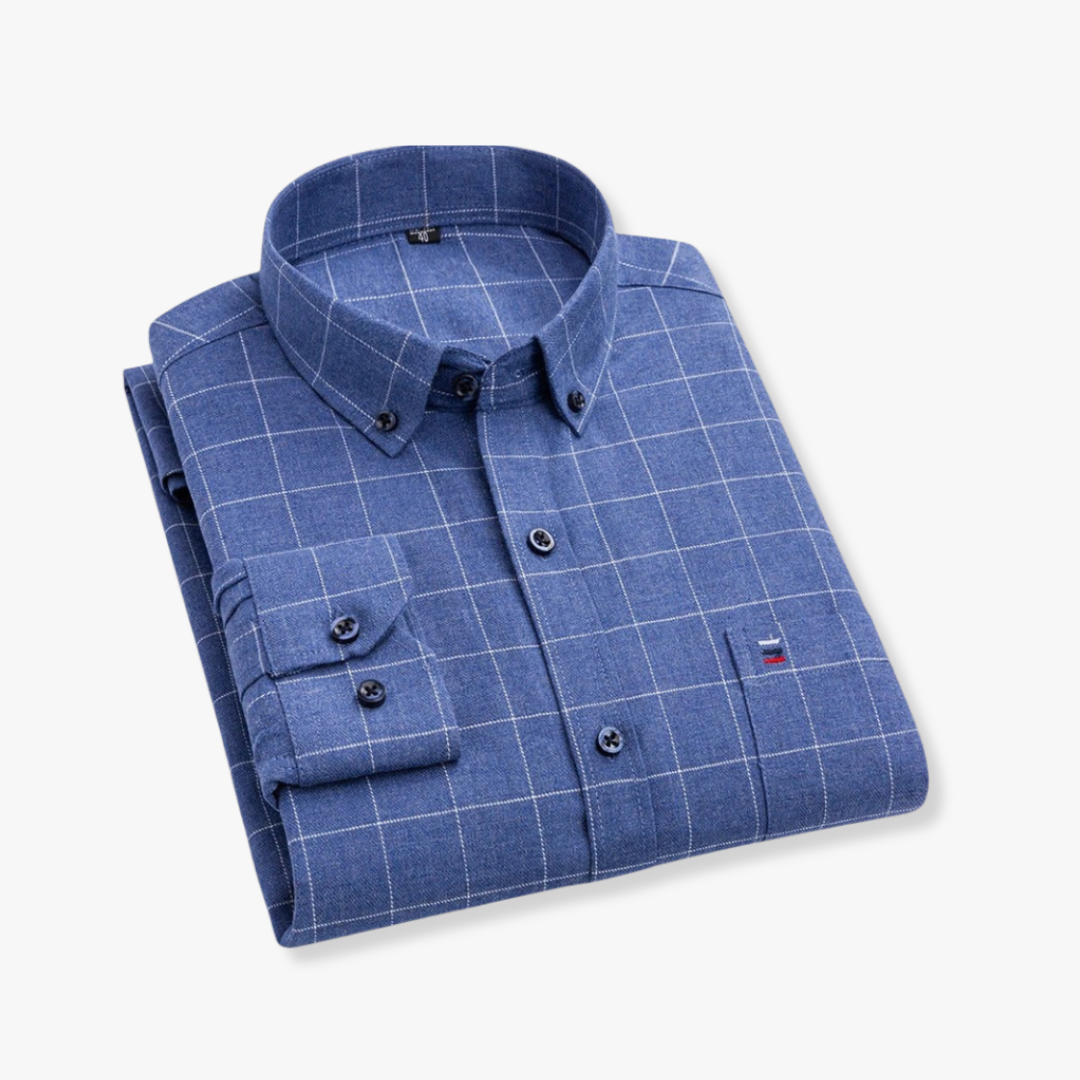 CHRISTIAN COTTON CHECK SHIRT