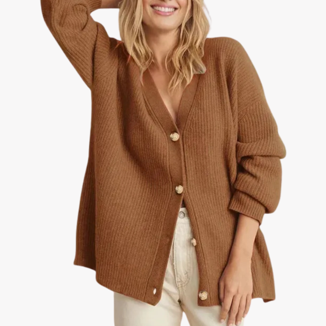 ANNIE CLASSIC OVERSIZED CARDIGAN