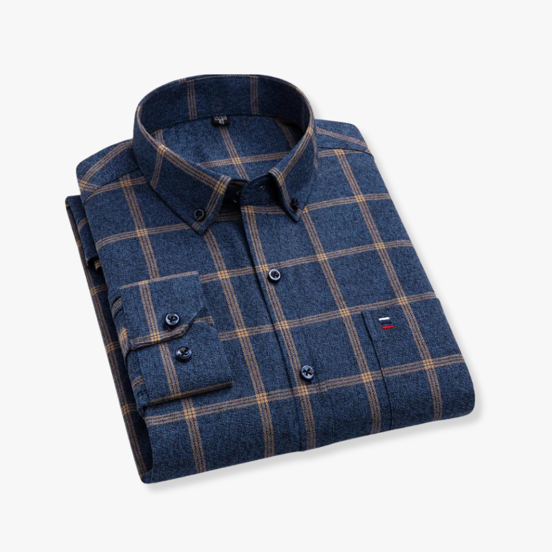 CHRISTIAN COTTON CHECK SHIRT