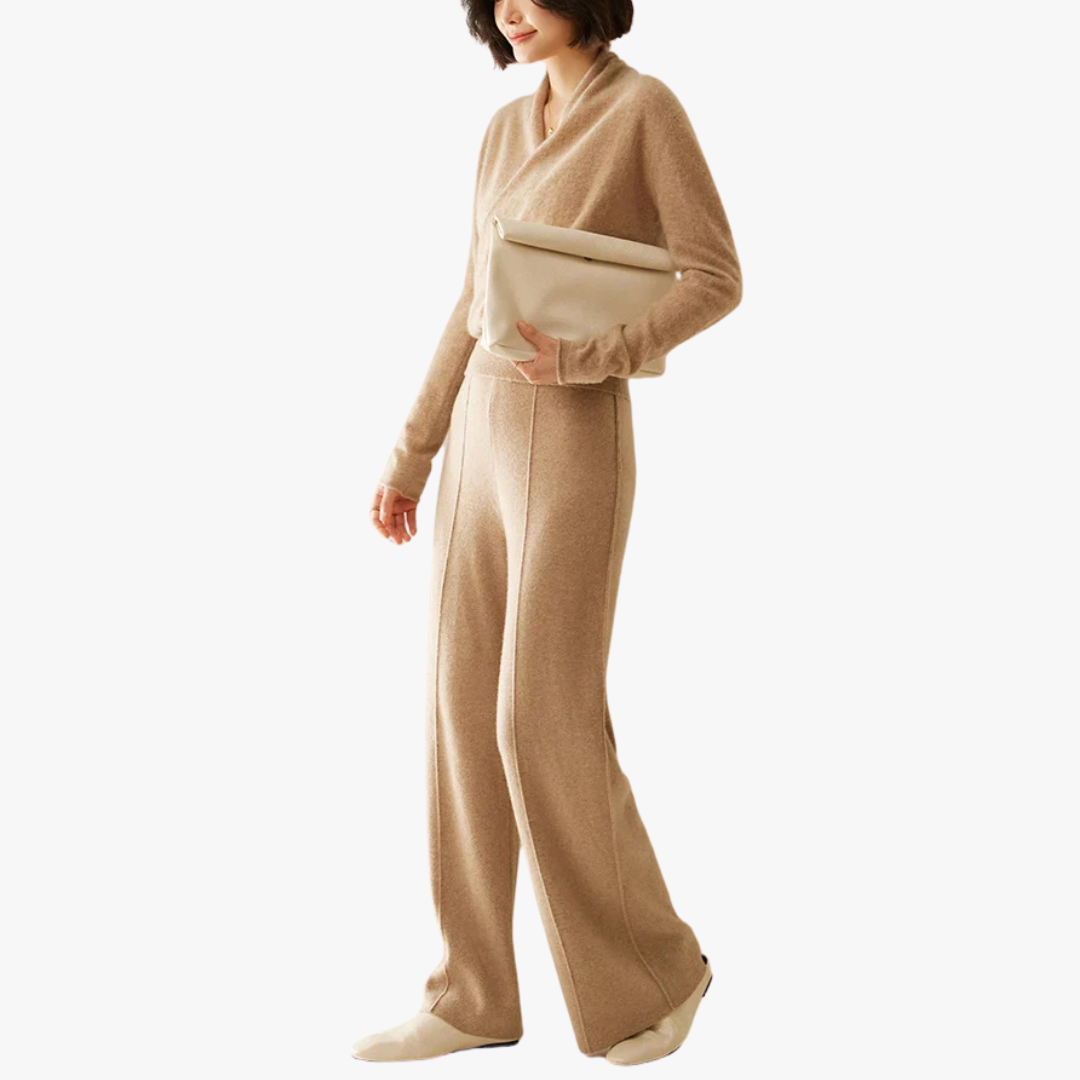 CASHMERE WRAP SWEATER