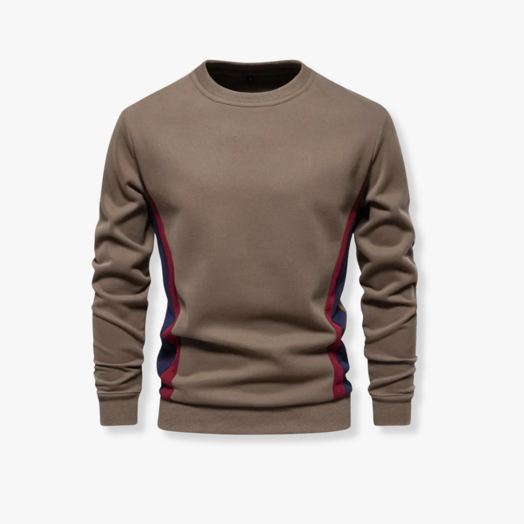 BELGRAVE SIDE STRIPE SWEATER