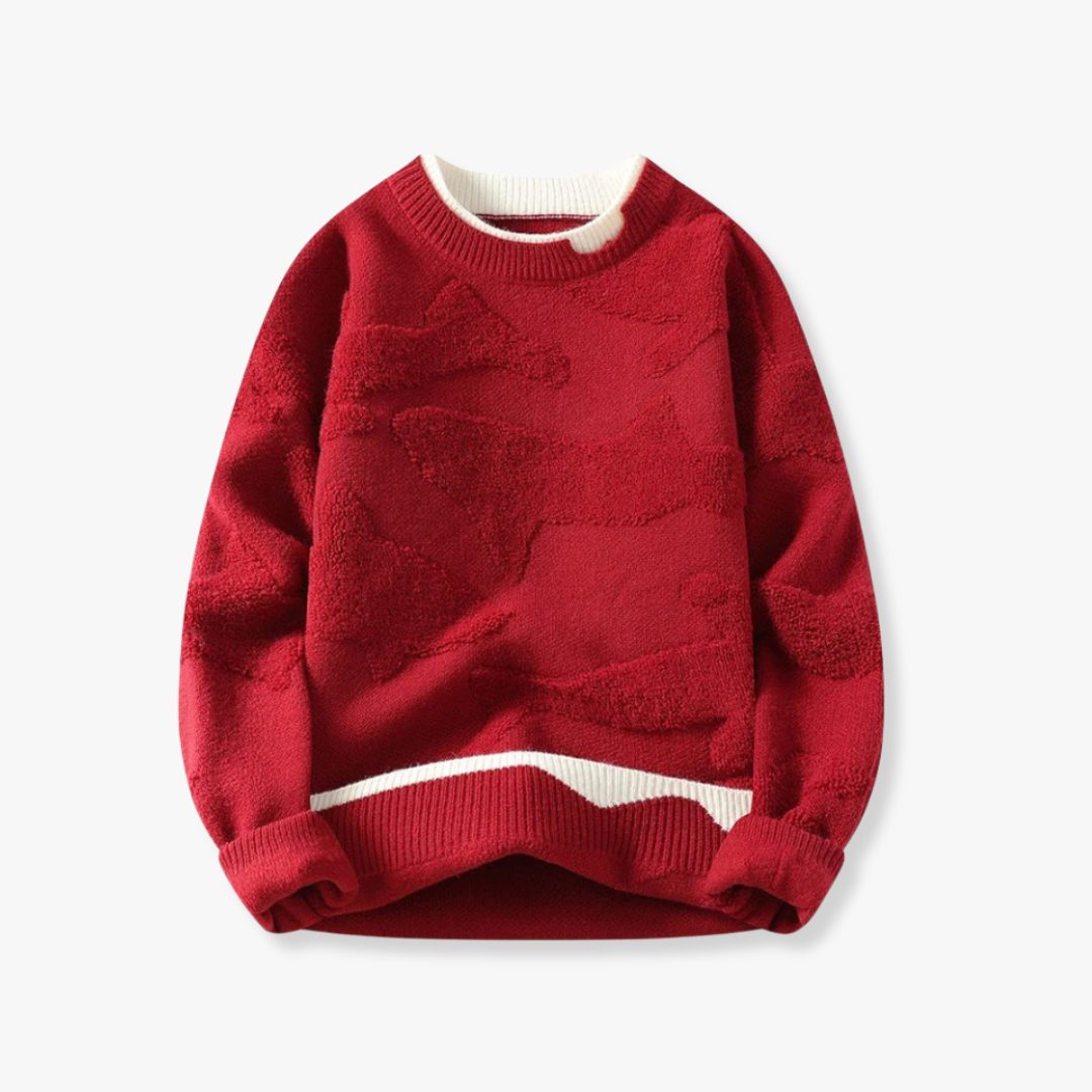 OLIVER SUBTLE CAMO SWEATER