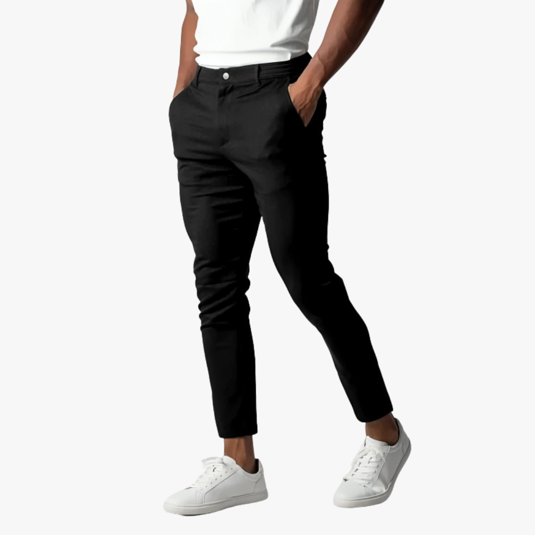 TUSCA STRETCH CHINO TROUSERS