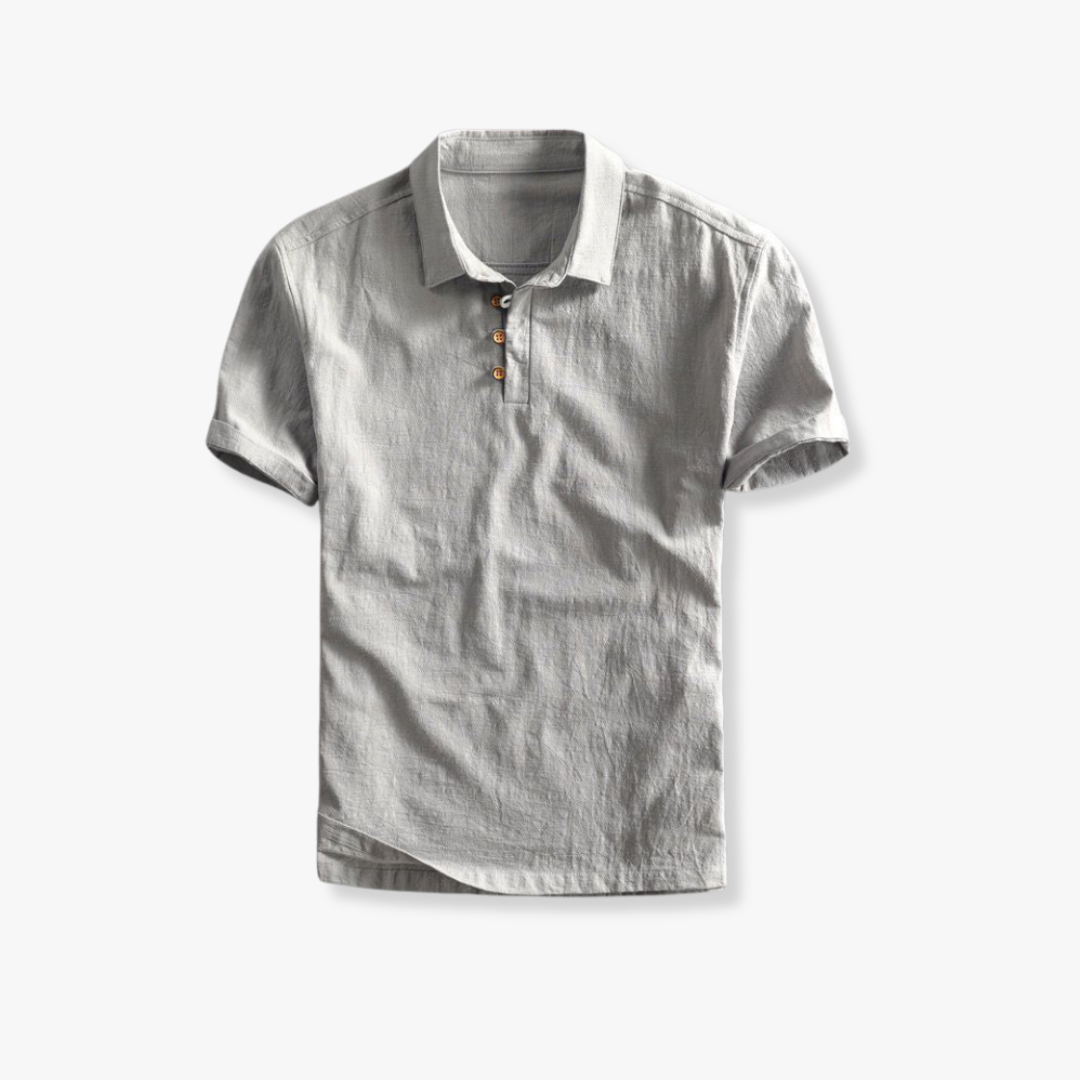 ROME SUMMER LINEN POLO