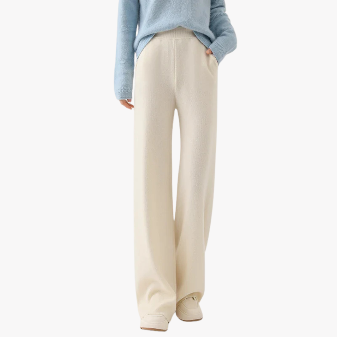 RELAXED MERINO WOOL RIB KNIT JOGGER