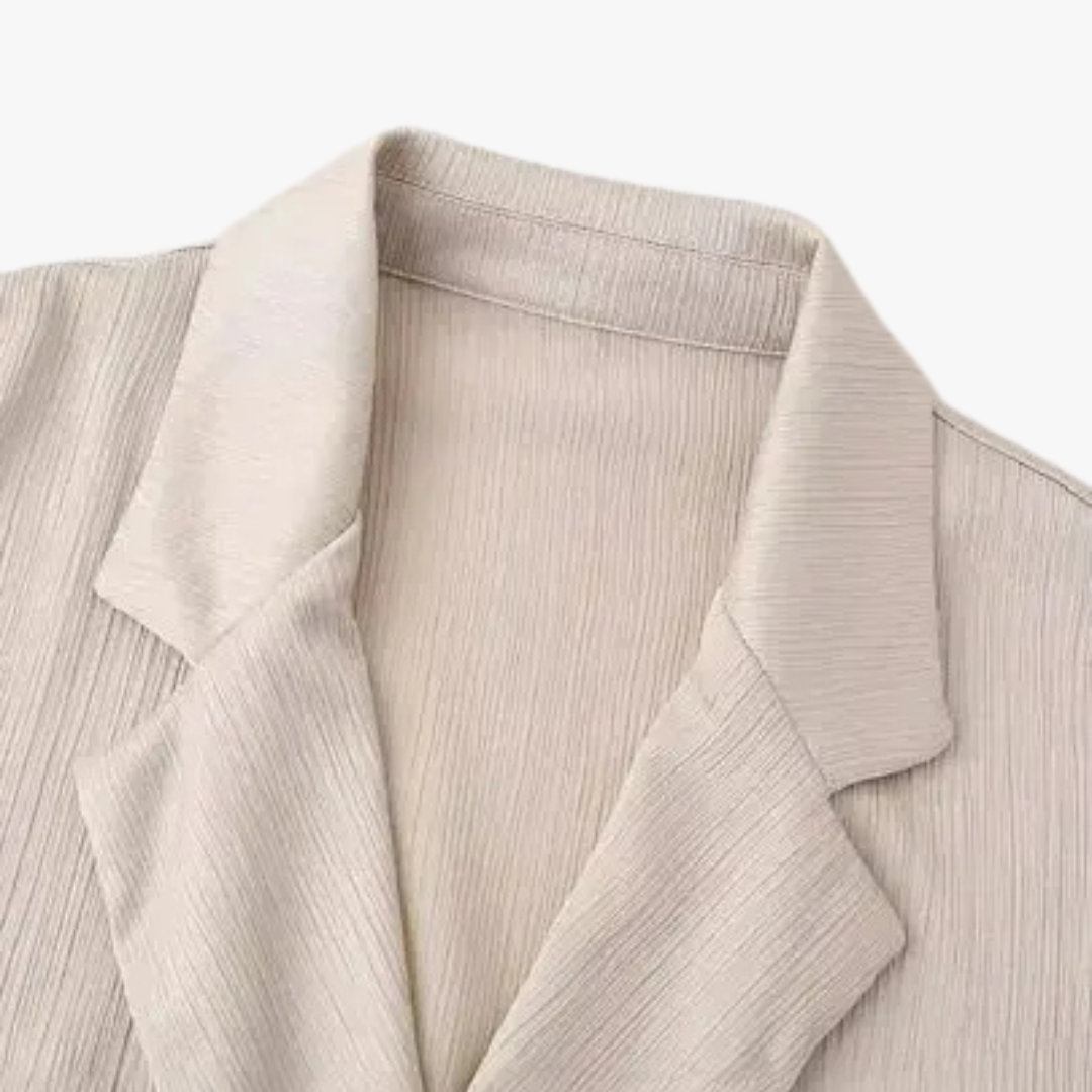 GIORGIA WRINKLE-EFFECT SUIT CO-ORD