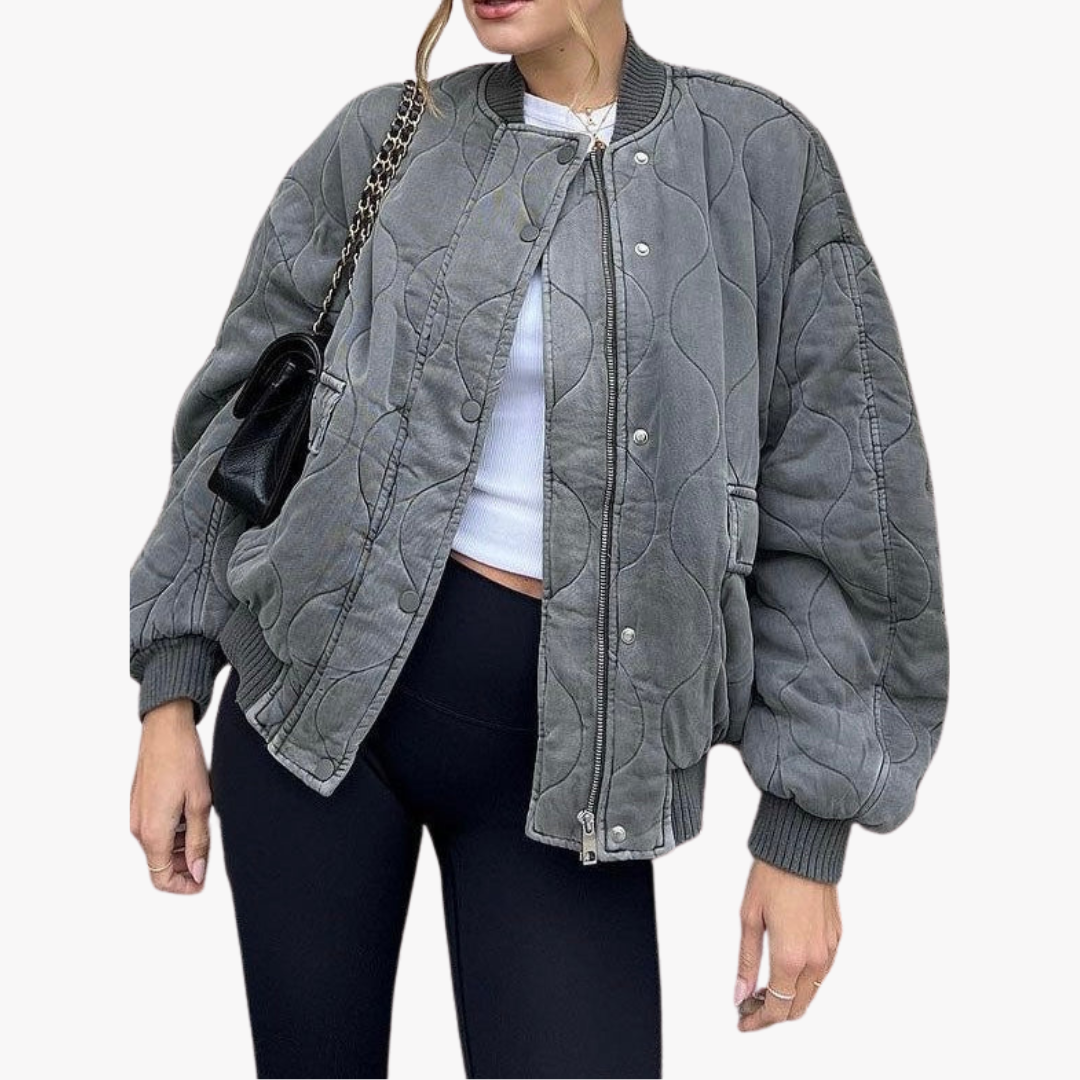 ESTHER RETRO BOMBER JACKET