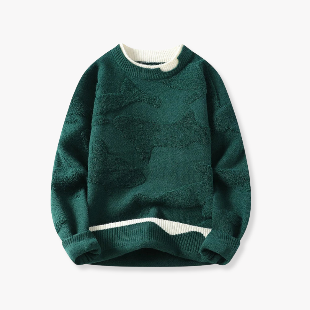 OLIVER SUBTLE CAMO SWEATER