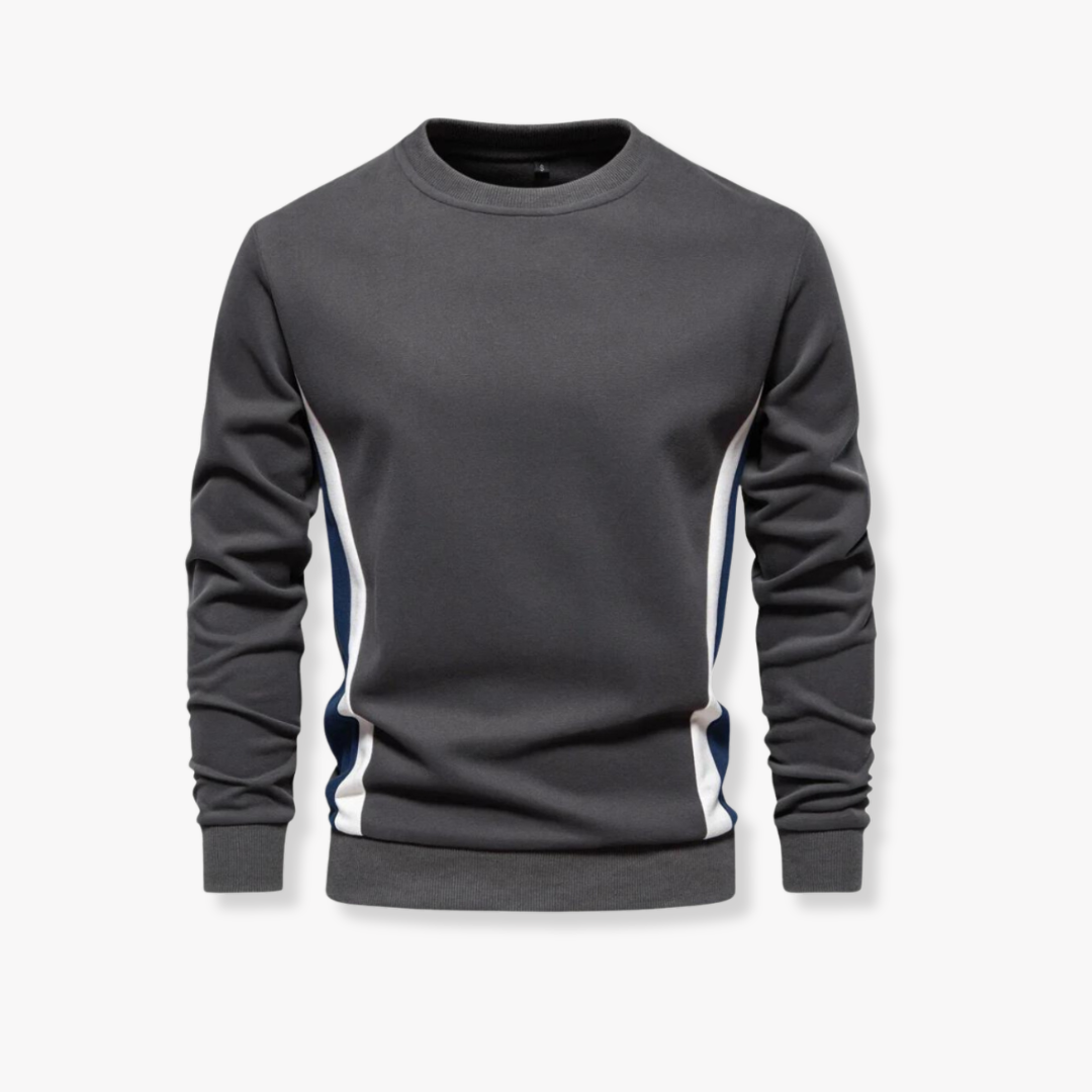 BELGRAVE SIDE STRIPE SWEATER