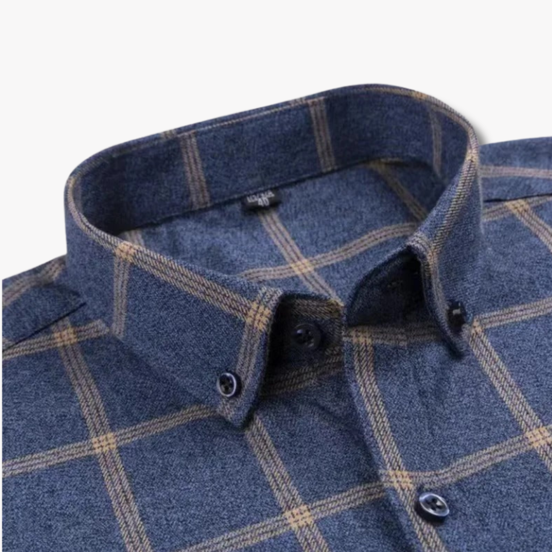 CHRISTIAN COTTON CHECK SHIRT