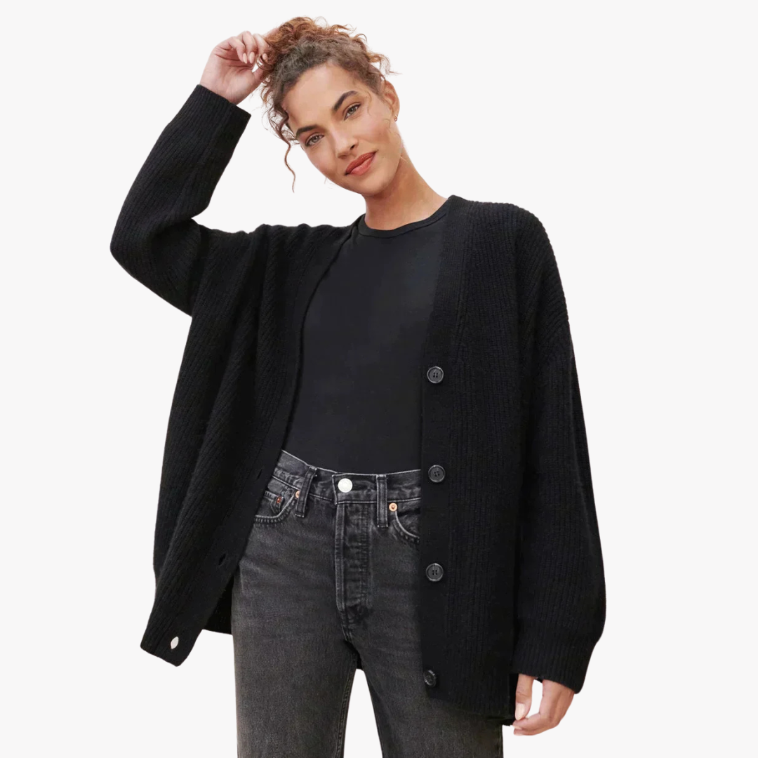 ANNIE CLASSIC OVERSIZED CARDIGAN