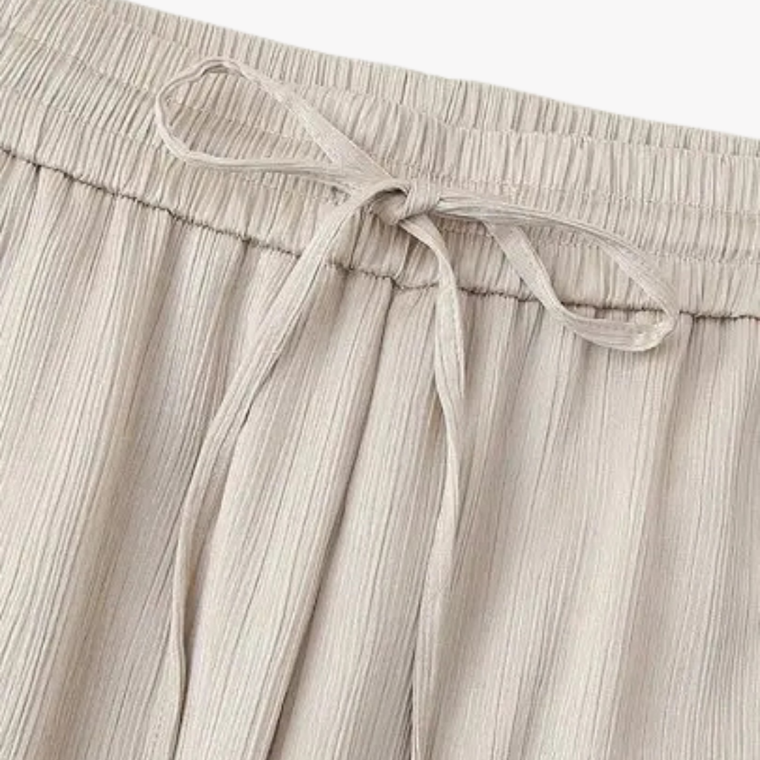 GIORGIA WRINKLE-EFFECT SUIT CO-ORD