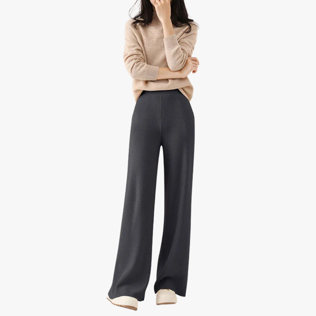 RELAXED MERINO WOOL RIB KNIT JOGGER