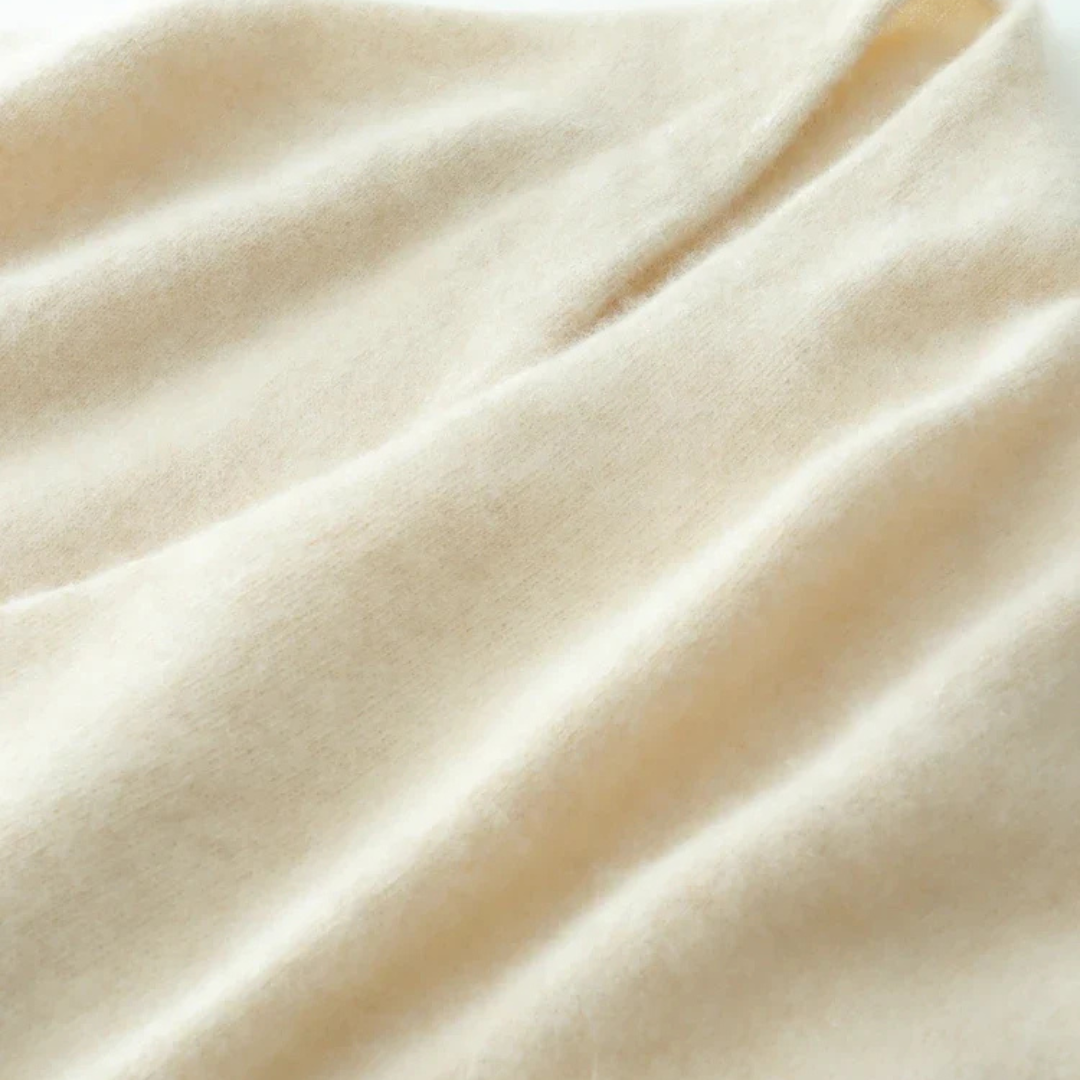 CASHMERE WRAP SWEATER