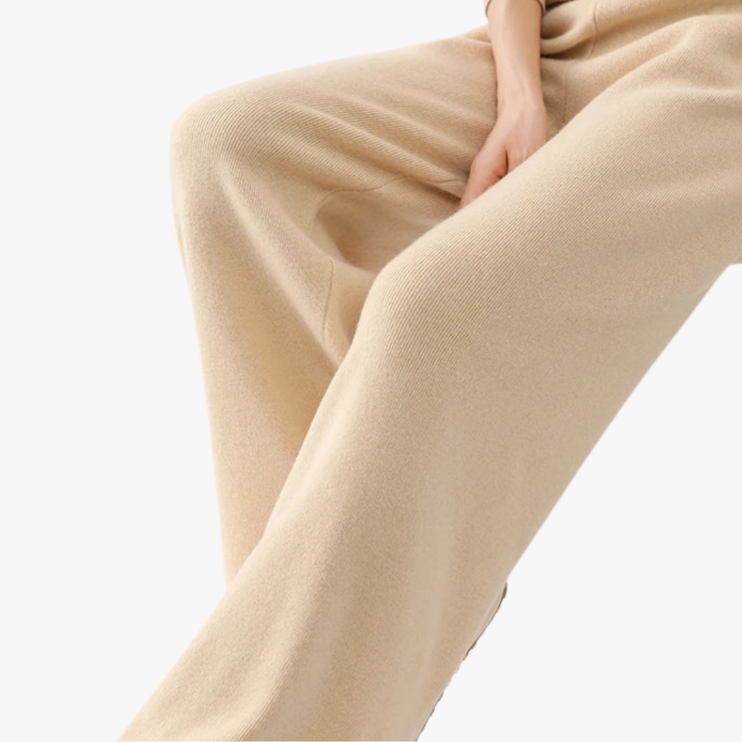 RELAXED MERINO WOOL RIB KNIT JOGGER
