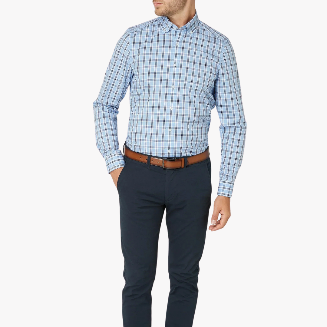 CHRISTIAN COTTON CHECK SHIRT