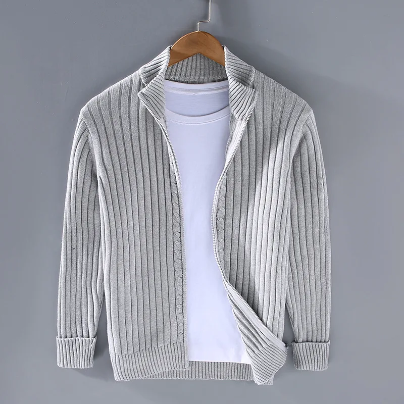 DRACO - MEN'S VINTAGE RIBBED CARDIGAN